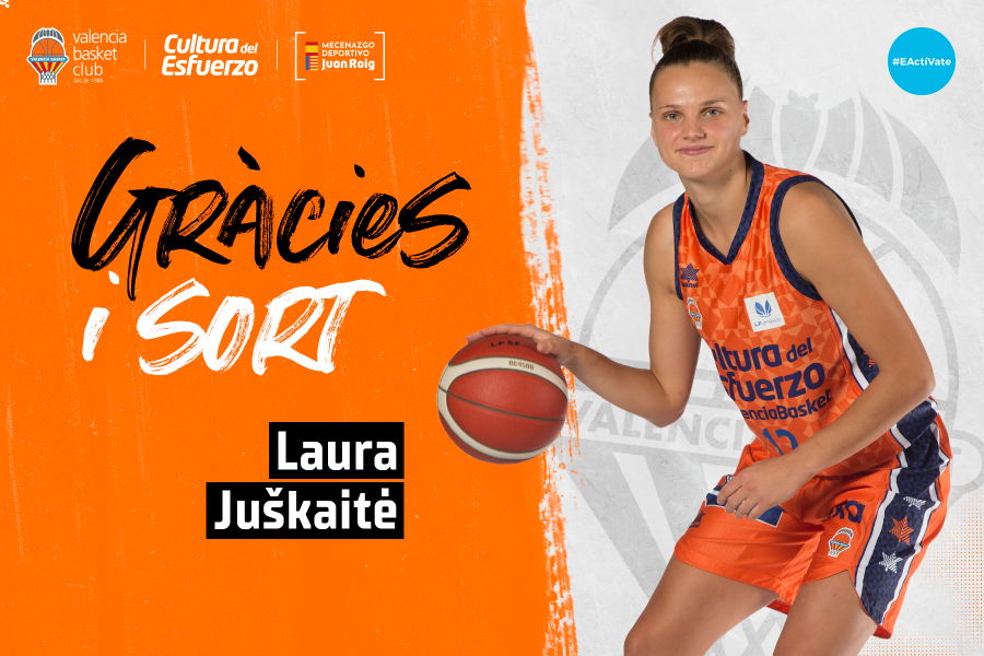 Laura Juskaite no seguirá en Valencia Basket